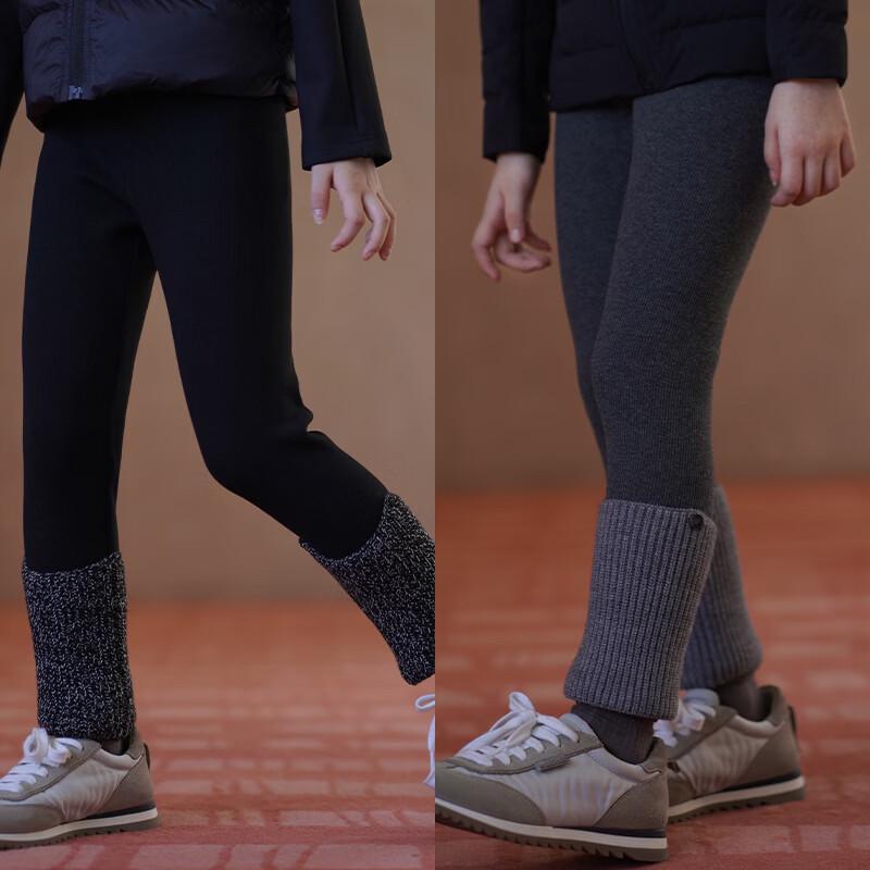 Hacikis Girls  Fleece-lined Stretchy Yoga Leggings 130