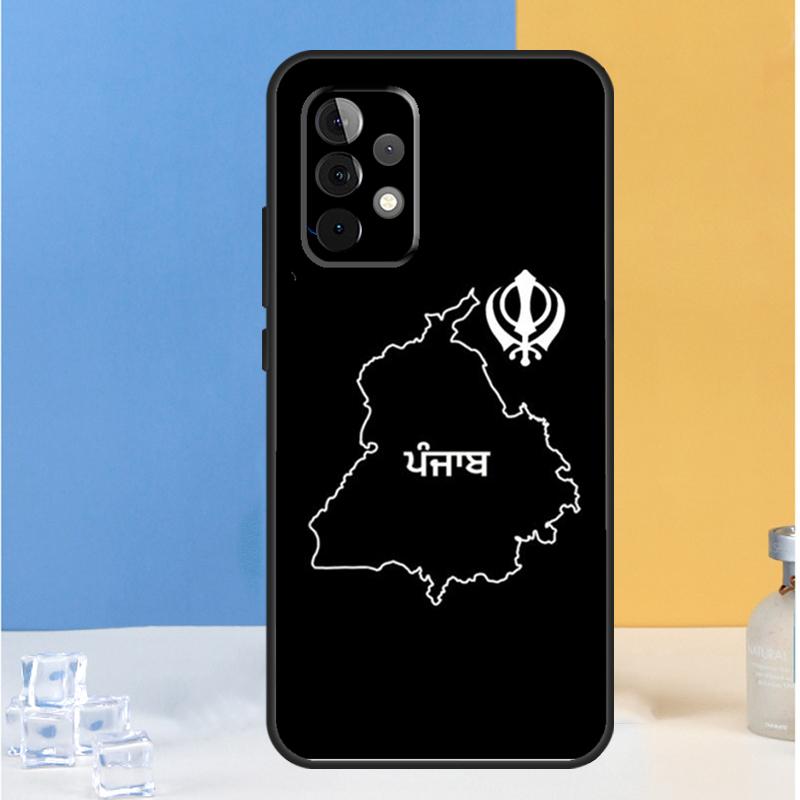 Punjab Map Outline For Samsung Galaxy A54 A34 A14 A13 A33 A53 A36 A05 A06 A16 A32 A52 A55 A35 A15 A56 A26 Case