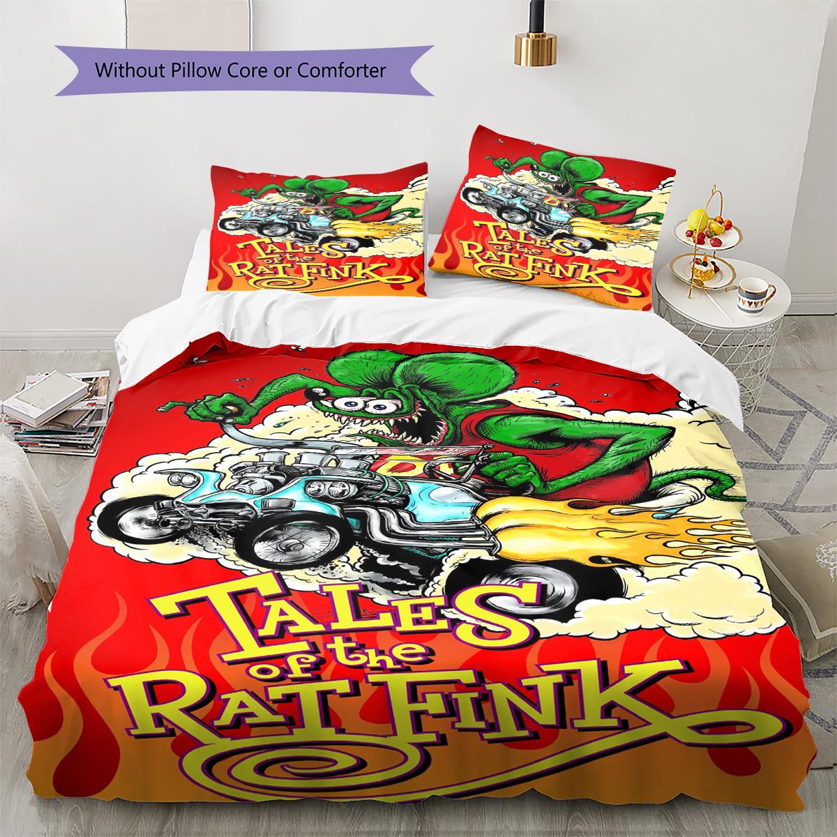 

Дитячий Плед-Ковдра Комплект Постільної Білизни Зворотний Бік Наволочка Домашній Декор Подарунок на День Народження (1 * підковдра + 2 * наволочка, без наповнювача) 135x200cm