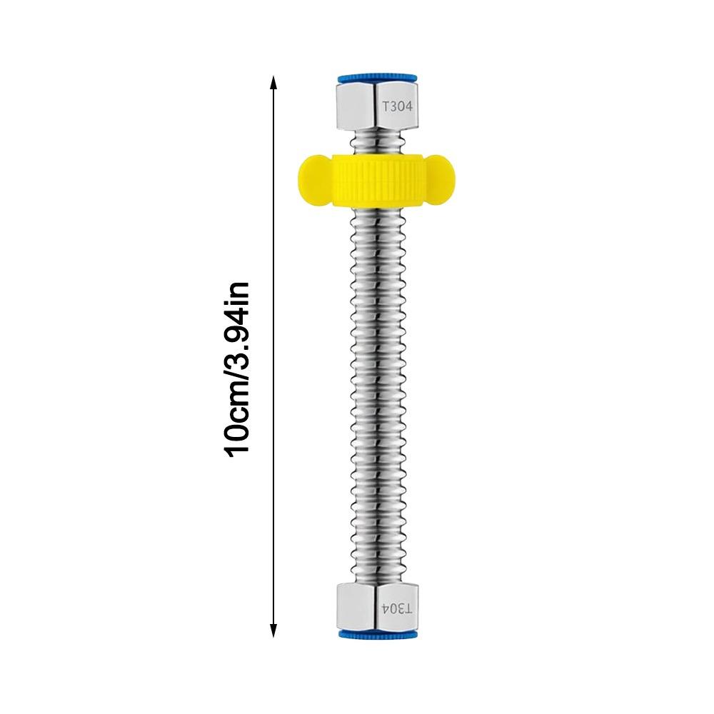 Silicone Gasket Plumbing Hose Corrugated Faucet Connector Hose Bathroom Heater Connector  Toilet 10cm