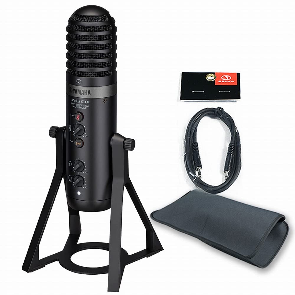 

YAMAHA AG01 BLACK PC set convenient sleeve / delivery/DTM -AUX cable, bag-