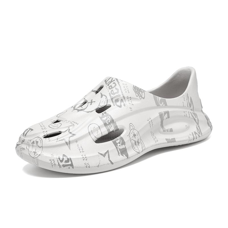 Men's women's slippers New large size Fashionable thick-soled casual sandals Comfortable breathable beach shoes for men slides