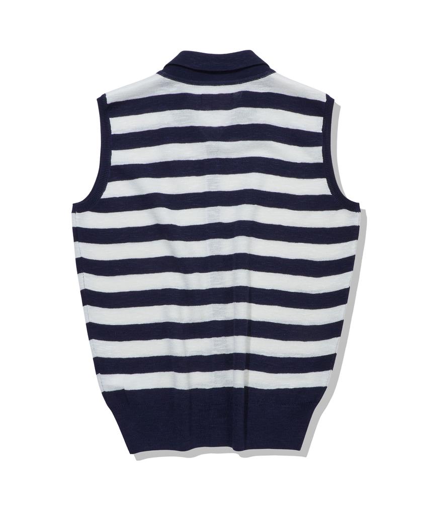 PENFIELD Knit Collar Sleeveless Navy_Fs2Ne64F