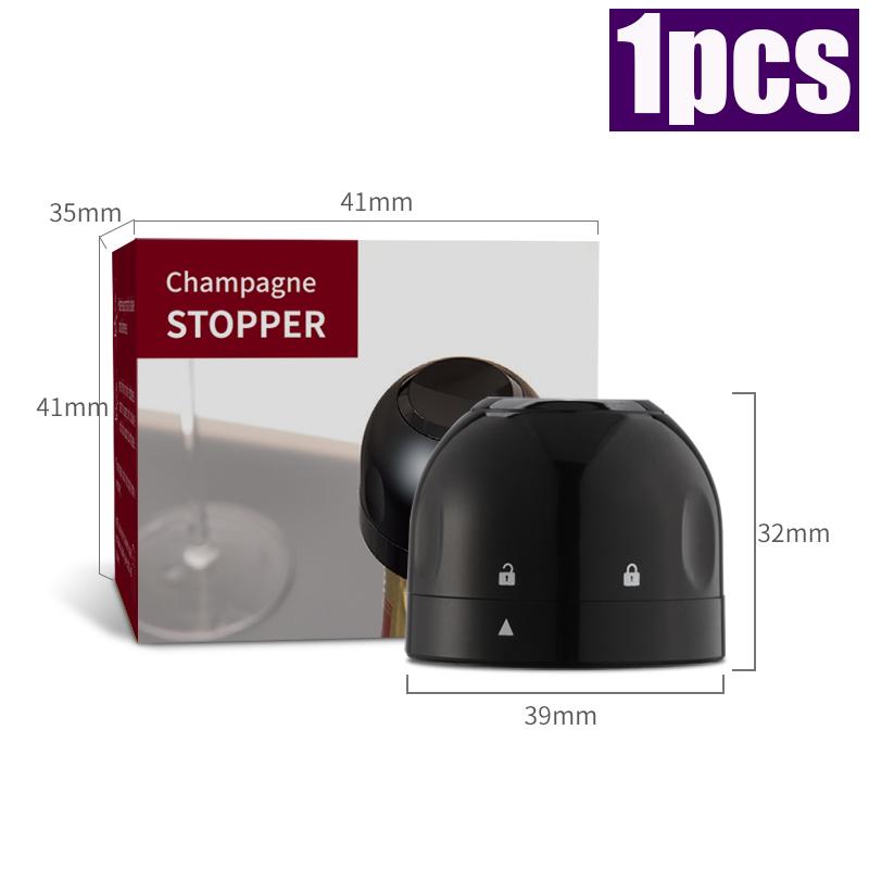 

2/1pcs Vacuum Wine Bottle Stopper Reusable Bar Tool Accessories Red Wine Cap Stopper Silicone Sealed Champagne Bottle Stopper