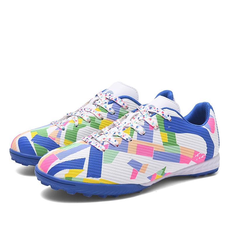 Original FG/TF Men's Soccer Shoes Fashion Colourful Teens Football Shoes Professional Outdoor Non-slip Fast Soccer Sneakers Men