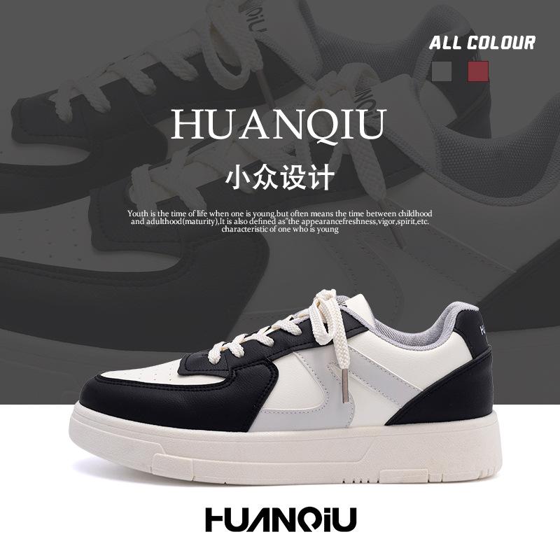 

Глобальные черно-белые туфли для досок, мужские весенние туфли на платформе ZHQ5710, универсальные модные туфли для мужчин, подчеркивающие повседневные белые туфли 39