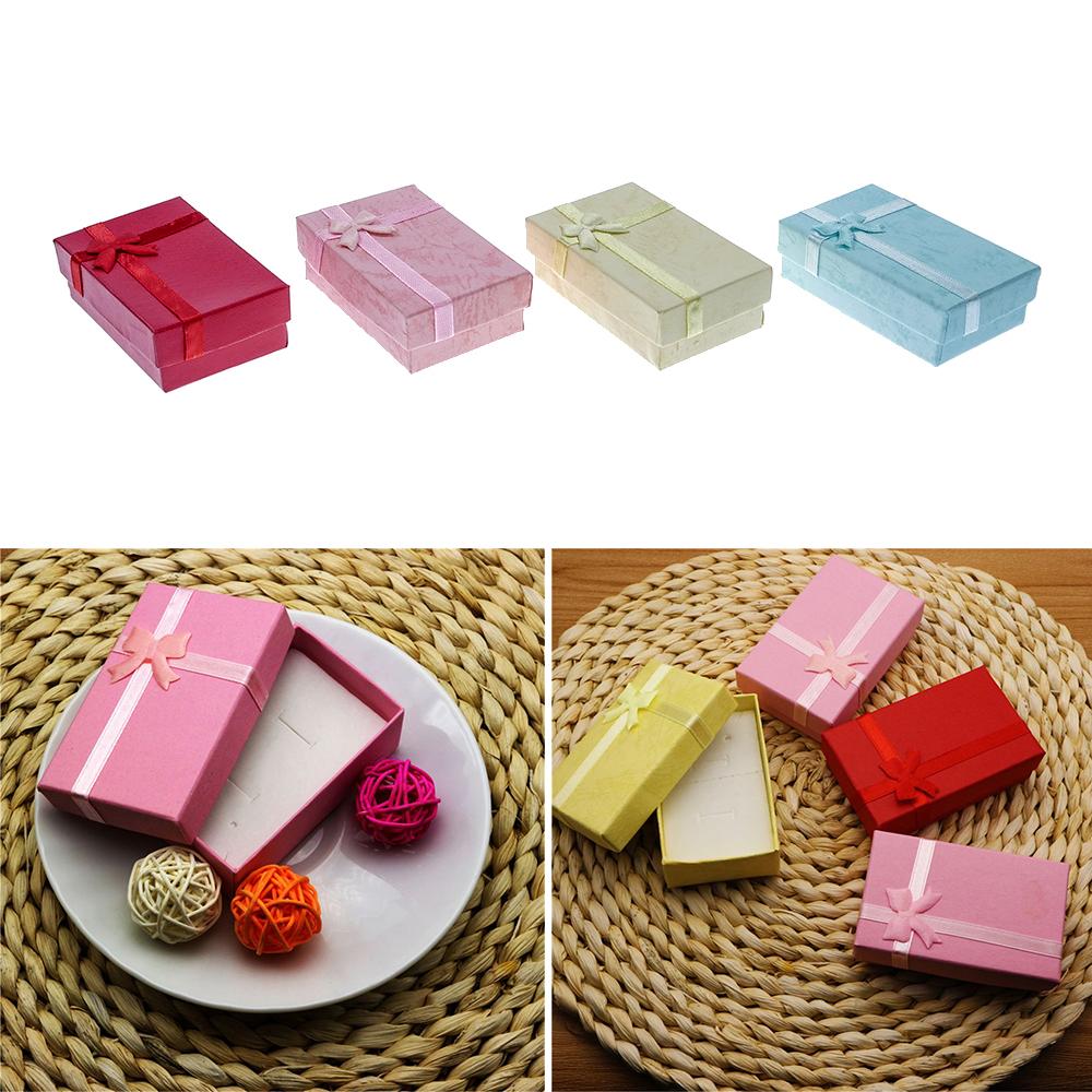 Güzellik Mücevher Hediye Kutusu Kolye Kutusu Yüzük Küpe Kolye Saat Mücevher Ekranı Sevgililer Günü Hediyesi