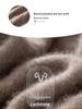 Three-Strand Thickened Women's Cashmere High Neck Cable Knit Sweater