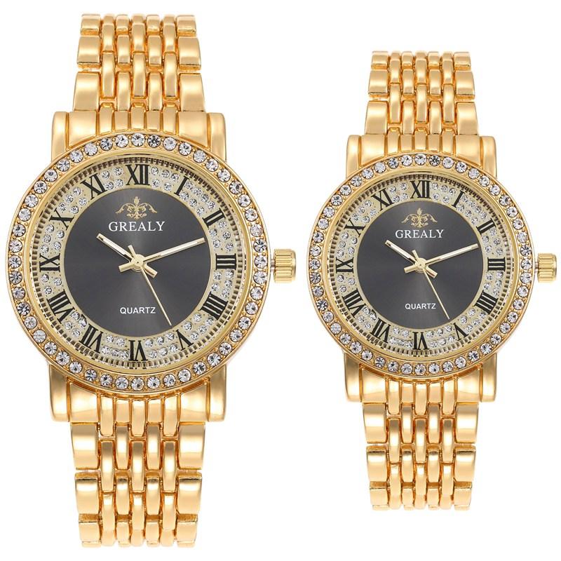 New Fashion Women Watches Stainless Steel Watch Clock Couple Watch Roman Scale Men Wristwatch Relogio Feminino Lovers Gift Watch