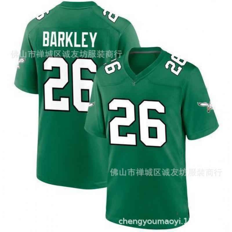 Philadelphia Eagles 26 Barkley Vintage Football Jersey Mens Sports Game Uniform