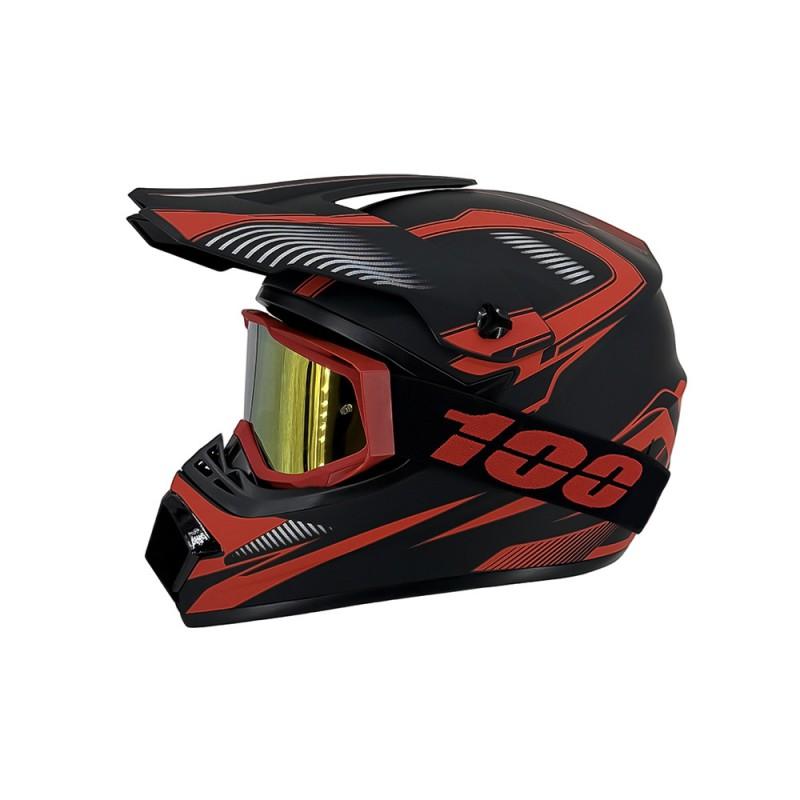 Full Face Motorcycle Helmet Off-Road ATV Mountain Bike Downhill Kart Adult Use ABS Material