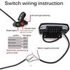 Motorcycle Light Tail Rear Brake Stop Double Flash Warning Dynamic Turn Signal