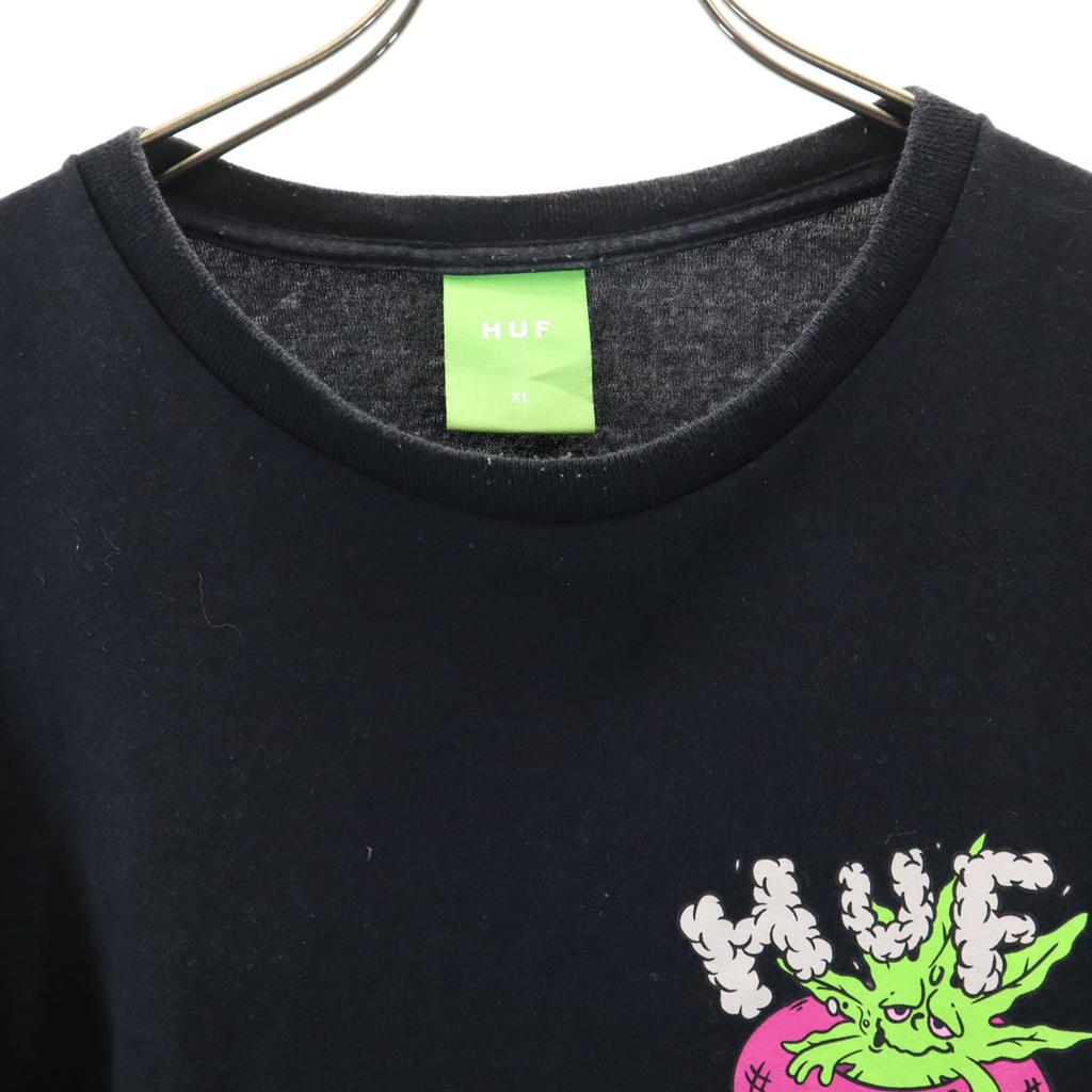 HUF Short sleeve 20th anniversary tag T-shirt XL Black series Men's Used
