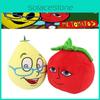 Frau Zitronen und Herr Tomaten Plüschtiere Hergestellt mit PP-Baumwolle und Plüschstoff 16*13*22cm/6.3*5.1*8.7in groß.