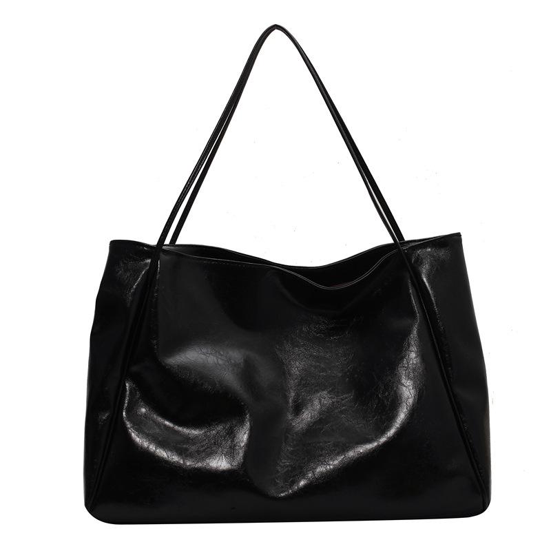 1Pc Casual Big Bag New Trendy Fashion Simple Ins Women's Bag Shoulder Bag Large Capacity Commuter Tote Bag