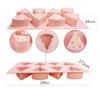 Silicone Mold Baking Accessories Chocolate Cake Mold Stylish Design Mousse Fudge Dessert Pastry Baking Decoration Tool Baking Pan Cheese Shape