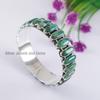 Natural Turquoise Bangle, Long Oval Gemstone Bangle, 925 Sterling Silver Multi Stone Bangle, Engagement Bangle , Kingman Turquoise Bangle