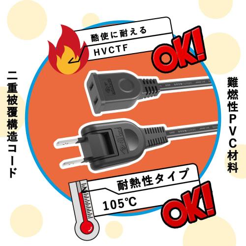 KIMOC Extension Cord 3m Black 1 Port 15A 125V 1500W Power Cable 3m Outlet 1 Port 180 Degree Swing Plug Power Tap 3m Fire Prevention Insulated Cap Incl