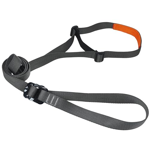 GM CLIMBING Adjustable Foot Loop, Gray, for Climbing, Arborist Rope Ascension, and Rescue