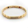 Simple Fashion Magnet Bracelet Men and Women Energy Zircon Bracelet Stainless Steel Bracelet