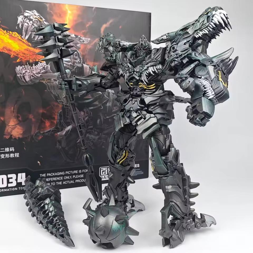 BAIWEI Transformation TW1034 23cm Grimlock KO SS07 Action Figure Dinosaur Leader Toy Collcetion Gifts