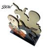 Decorative Tabletop Organizer Halloween Ghost Wooden Napkin Holder, Cute Paper Towel Autumn Themed Holder Stand, Freestanding Tissue Dispenser