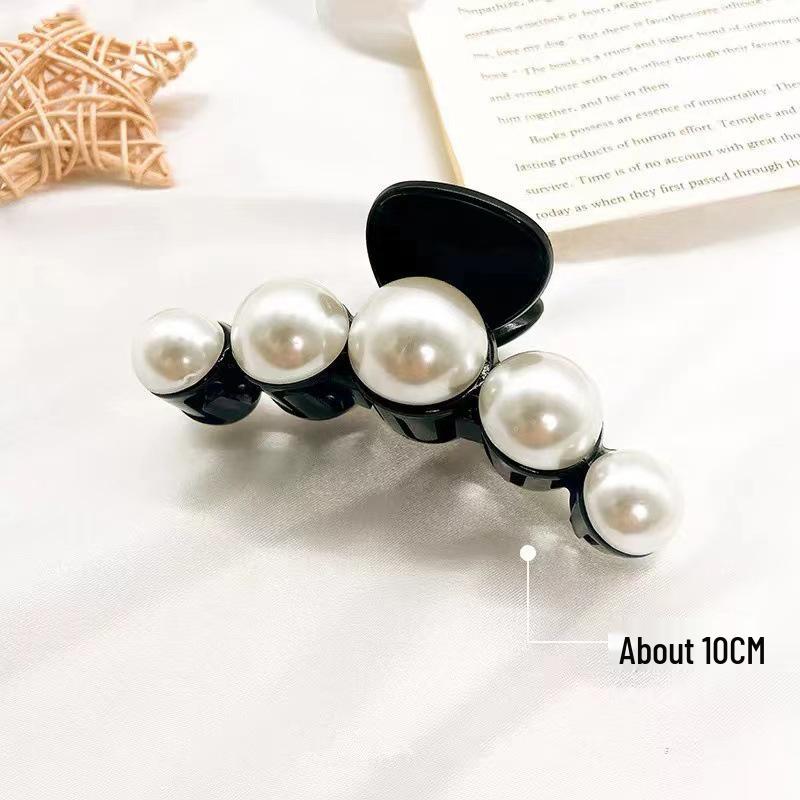 Elegant French Retro Bow Ponytail Clip and Ink Wash Skirt Hair Tie for Women
