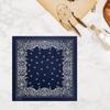Bandana Stampa 55x55cm Bandane Fiori Western Sciarpa da Collo alla Moda Foulard per Capelli Street Dance Copricapo Hiphop