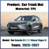 TPE Car Rear Trunk Mat For Omoda C7 7 Chery Tiggo 7L 2025~2027 Waterproof Anti-dirty Boot Cushion Carpet Liner Pads Accessories