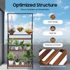 3-Tier Indoor Outdoor Plant Stand Flower Pot Organizer for Multiple Plants  Tiered Hanging Plant Shelf