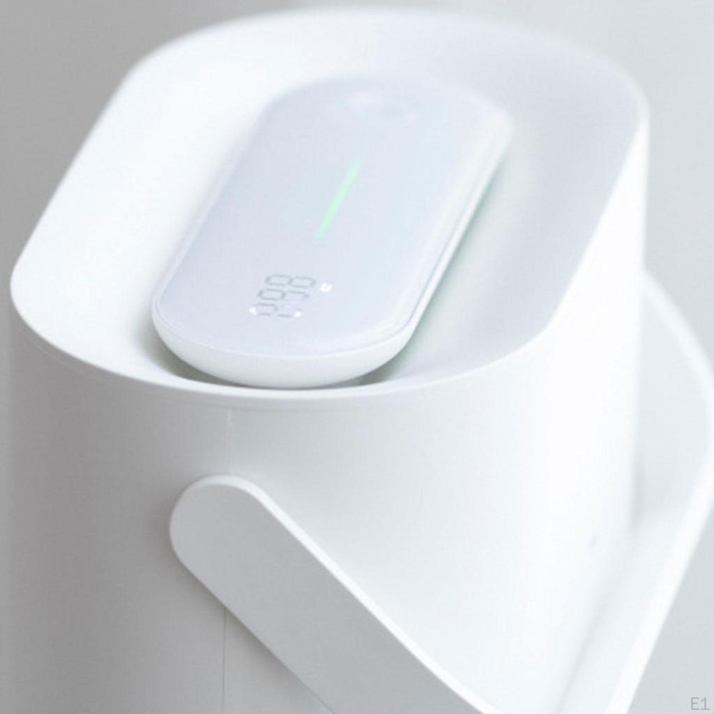 Air Cleaner Purifier with USB Cable Handle Minimalism White Portable for Bedroom Living