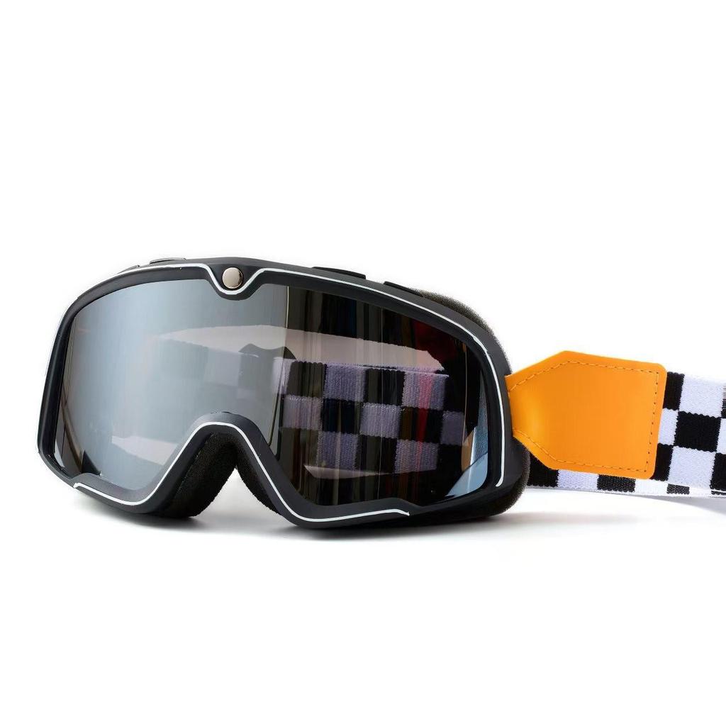 Popular Windproof & Sandproof Motorcycle Riding Goggles – Off-Road & Harley Helmet Compatible