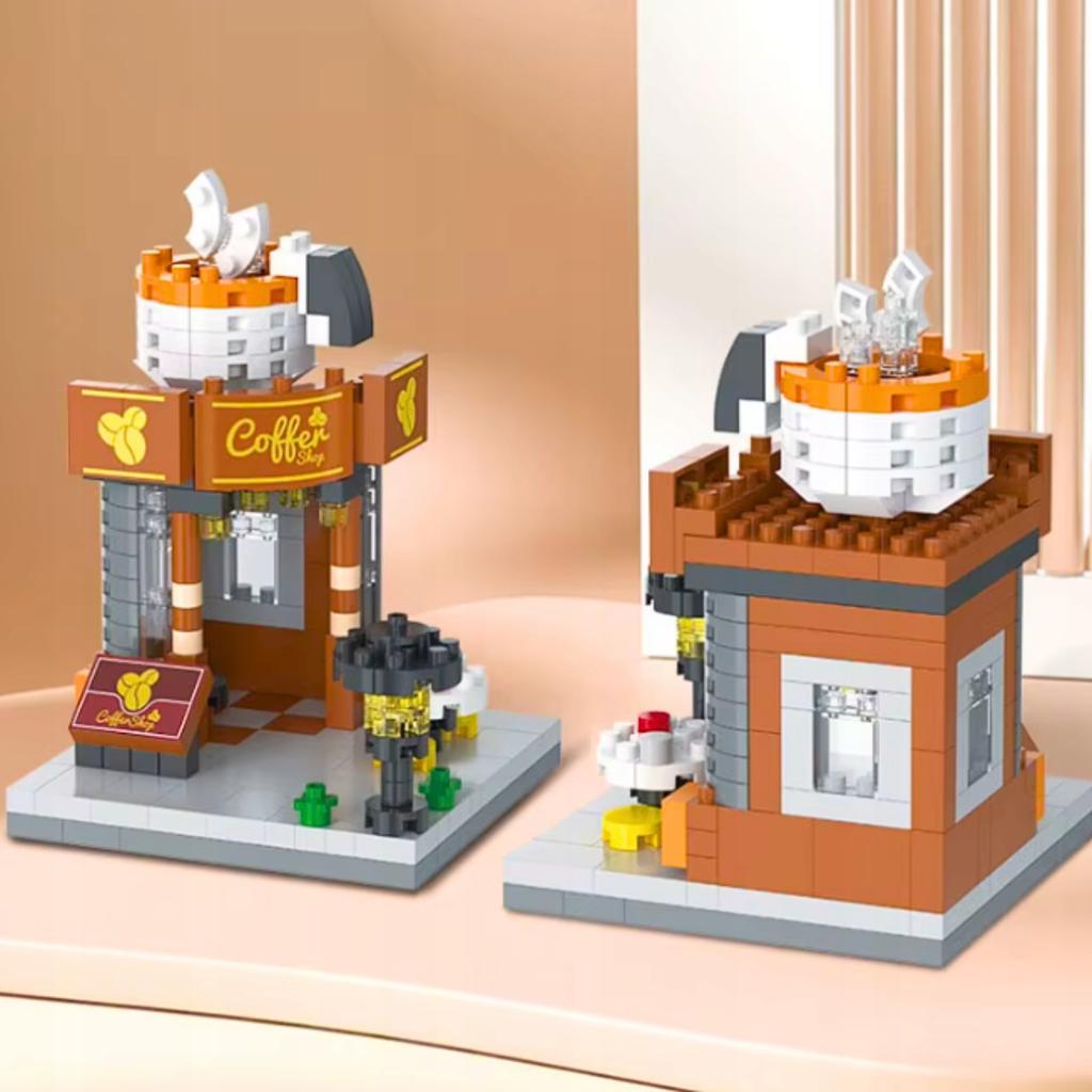 Construction Bricks Shop Coffee Shop Set 269 Pcs.