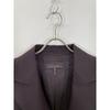 Escada Purple Wool Peach Lapel Single Jacket Jacket 40 BrownUsed