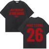ATEEZ  World Tour in Your Fantasy Graphic T Shirt Harajuku Kpop Vintage Washed Tshirt Unisex Fashion Casual Cotton Tshirts