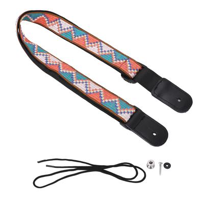 Ukulele Gurt Länge Verstellbar Gewebtes Nylon Uke Schultergurt Böhmischer Ukulele Rückengurt Einfach