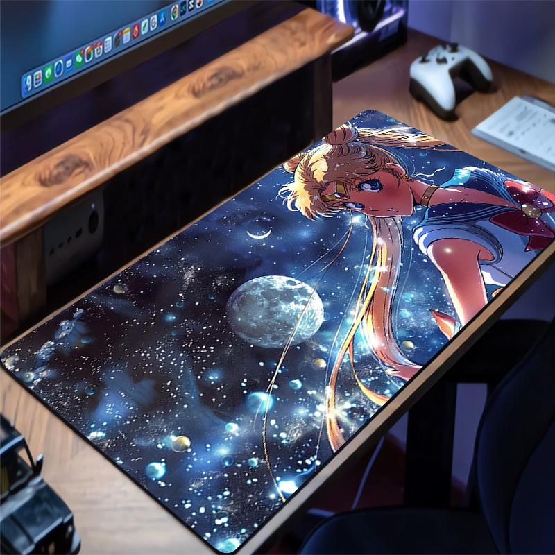 Mouse Pad SSailor Moon Kawaii Gaming Accessories PC Mouse Pads Computer Keyboard Gamer Desk Mat Alfombrilla Xxl Rug Mousepad