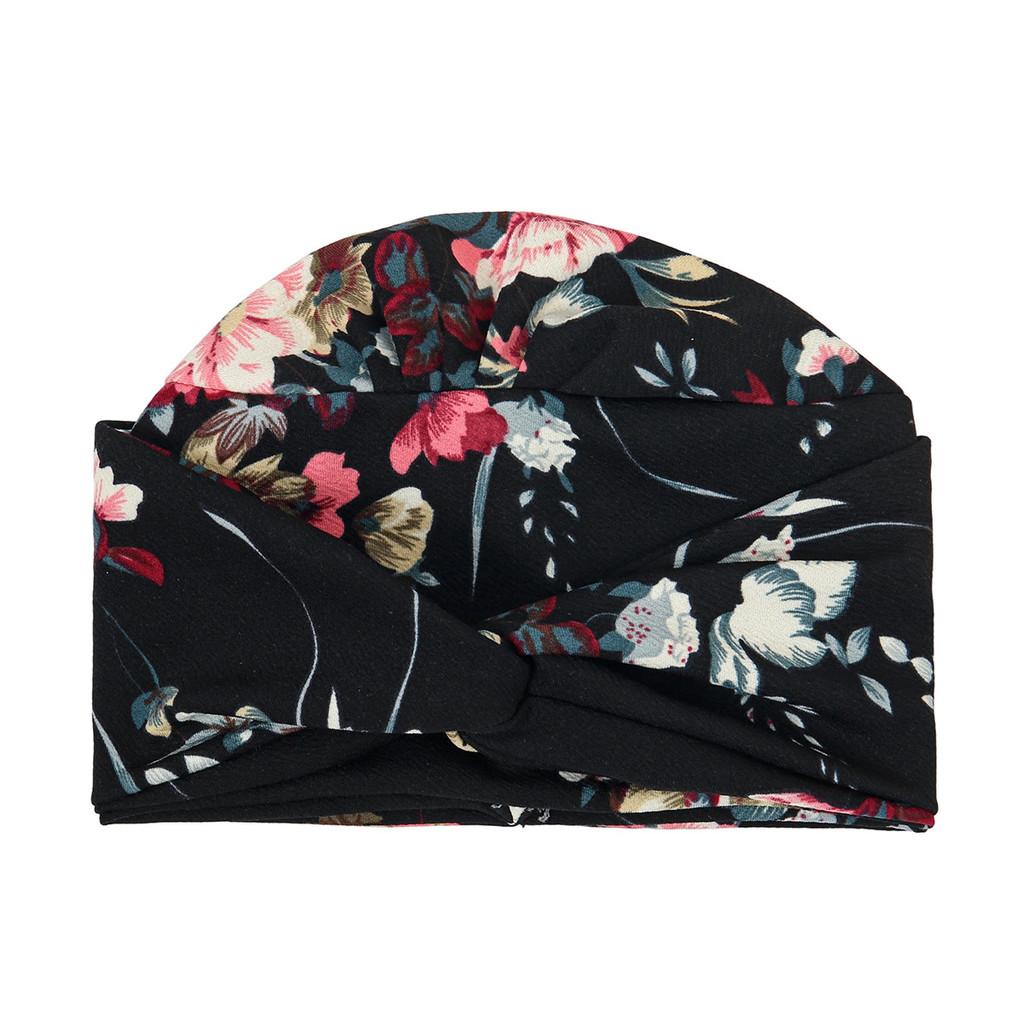 Fashion Turban Headscarf For Women With Floral Print Summer Autumn Winter Accessories