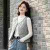 Womens Padded Vest Lightweight Warm Sleeveless Coat Short Outerwear Winter