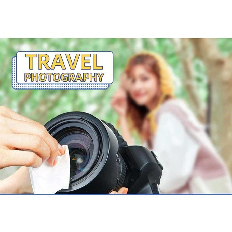 10-100pcs 100-Count Disposable Glasses Cleaning Wipes, for Glasses, Screens, and Lenses