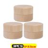 1/10PCS Mini Round Wooden Boxes Natural Wood Jewelry Rings Earrings Storage Container DIY Anniversary Valentine's Day Gift Decor