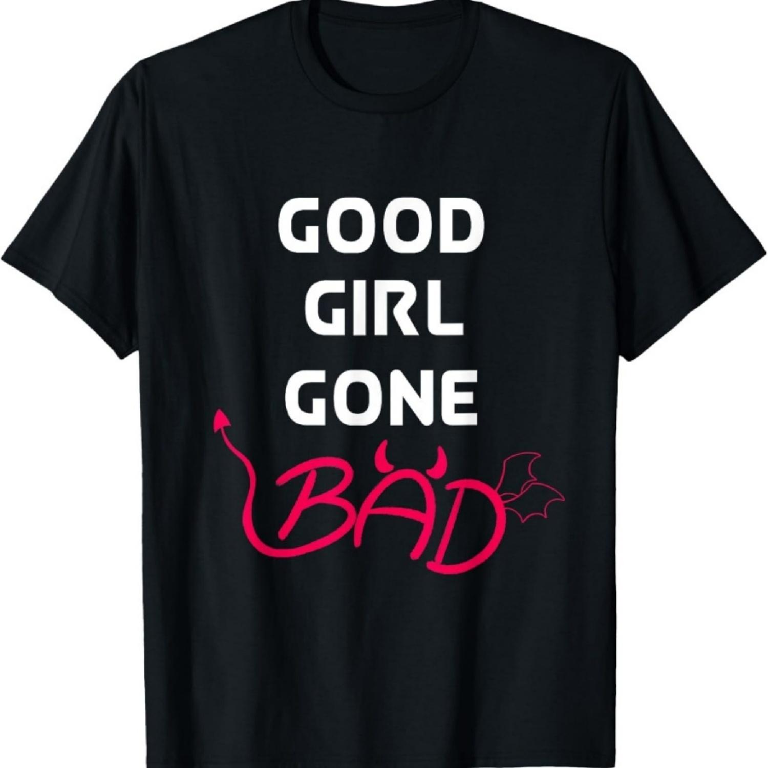 

Good girl gone bad (D010-1162A) T-Shirt XXXXXL чорний