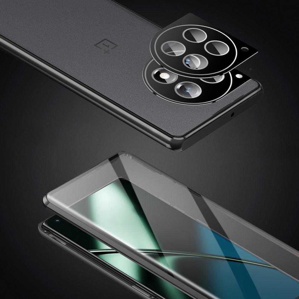 Case for OnePlus 12 5G, Magnetic Dual Glass, Black