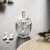 Kitchen Seasoning Jar with Lid Moisture-proof and Ash-proof Crystal Glass Storage Jar Storage Box Salt Jar Seasoning Box