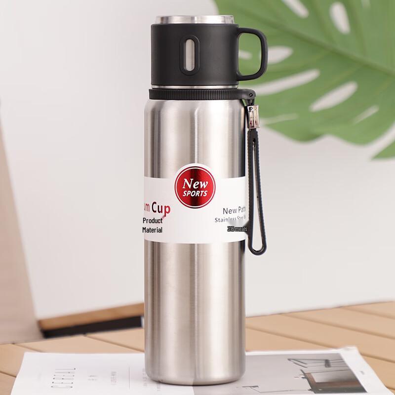 ZISIZ 316 Stainless Steel Vacuum Insulated Tea & Stewing Bottle