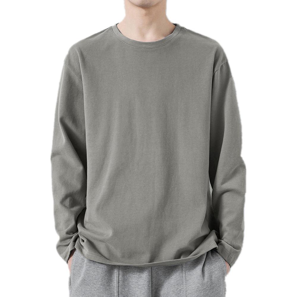 

Футболка мужская однотонная с длинным рукавом большого размера M абрикосовый