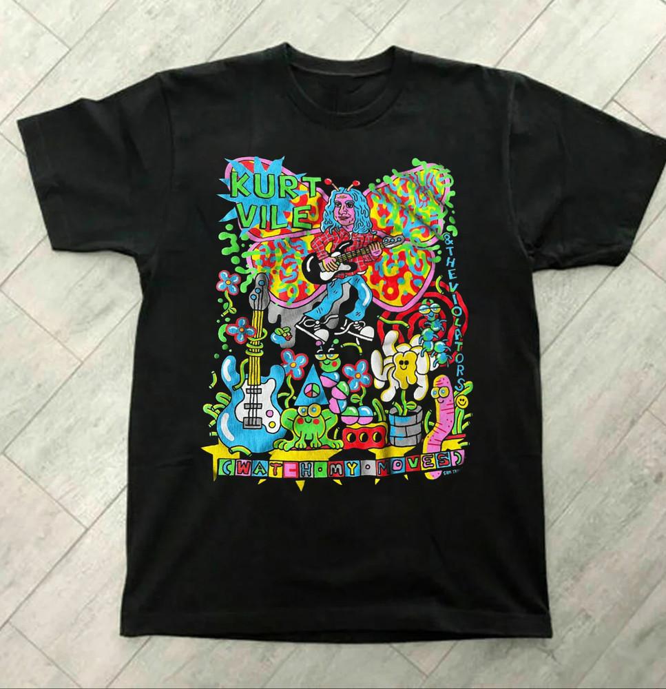 Редкая Коллекция KURT VILE группа Подарок Для Фанатов S to 5XL Футболка Унисекс Футболка S