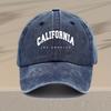 Fashion Letter Print MenS Washed Cap Casual MenS Baseball Cap Distressed MenS Hat Adjustable Ideal for Gifting DesignDr