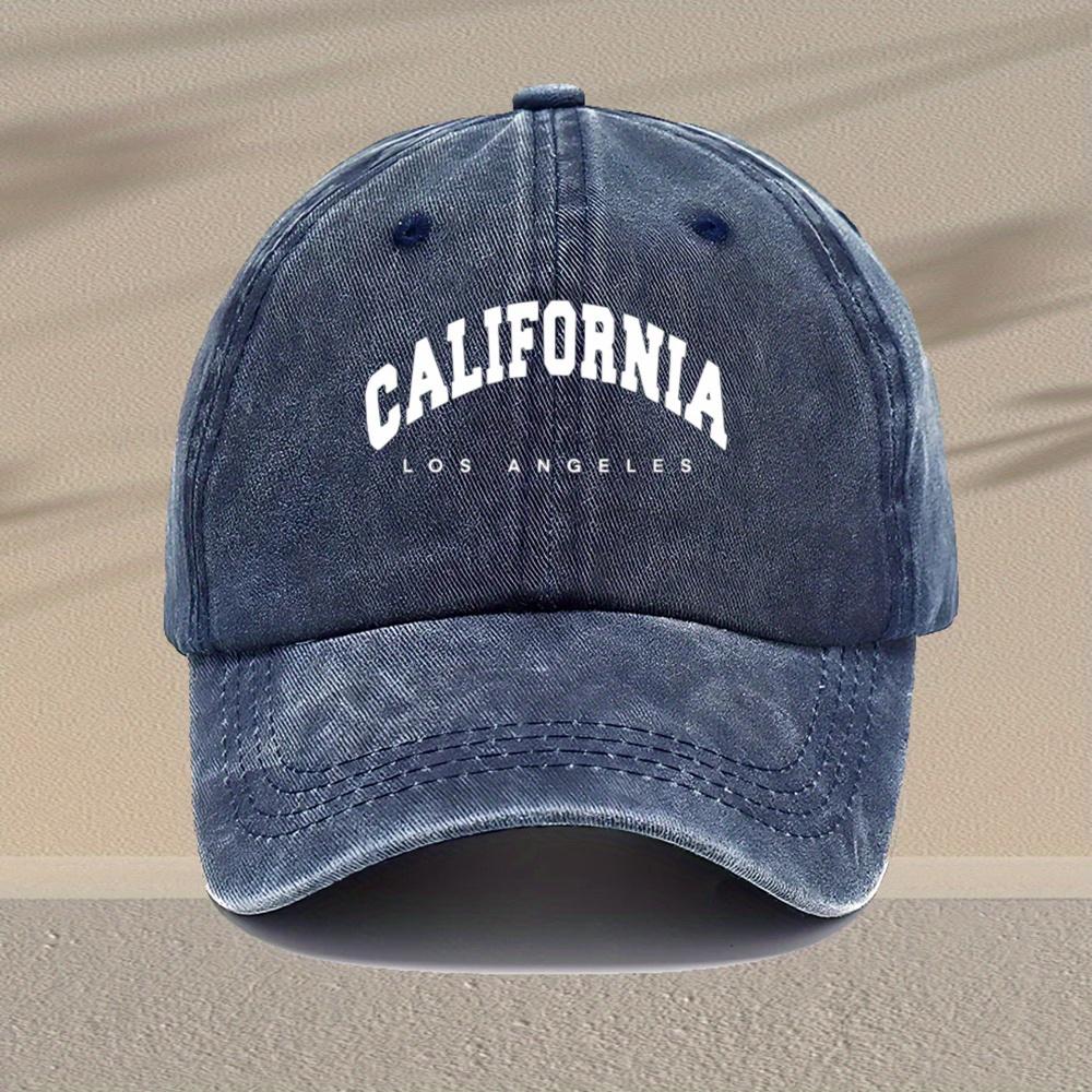Fashion Letter Print MenS Washed Cap Casual MenS Baseball Cap Distressed MenS Hat Adjustable Ideal for Gifting DesignDr