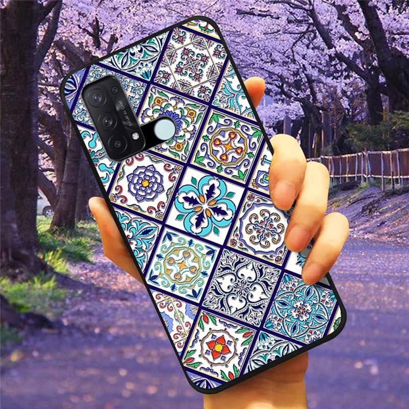 For OPPO Reno 5A 3A 7A Case 3D Relief Cartoon Silicone Back Cover for Oppo Reno7 A Reno3A Reno5A Cases Emboss Soft Cute A54 5G